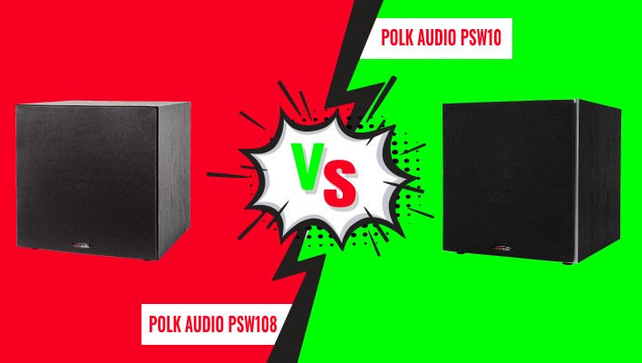 Polk Audio PSW108 vs PSW10