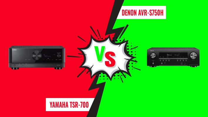 Yamaha TSR 700 vs Denon AVR S750H