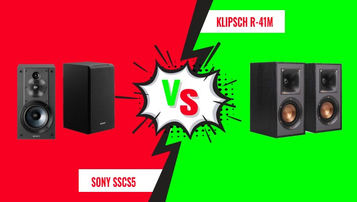 Sony SSCS5 vs Klipsch R-41M