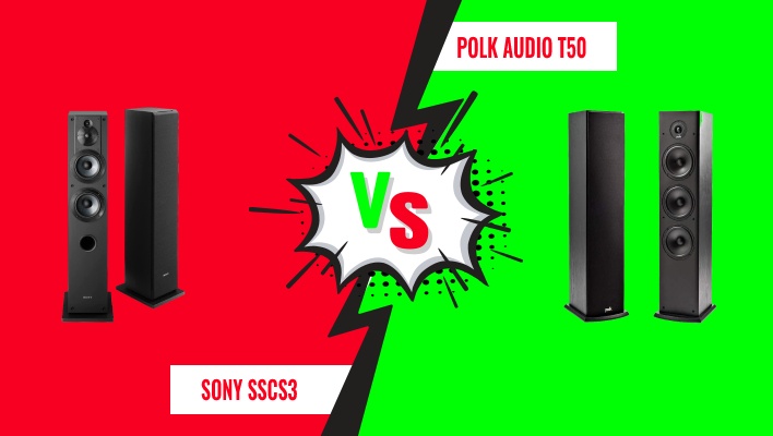 Sony SSCS3 vs Polk T50
