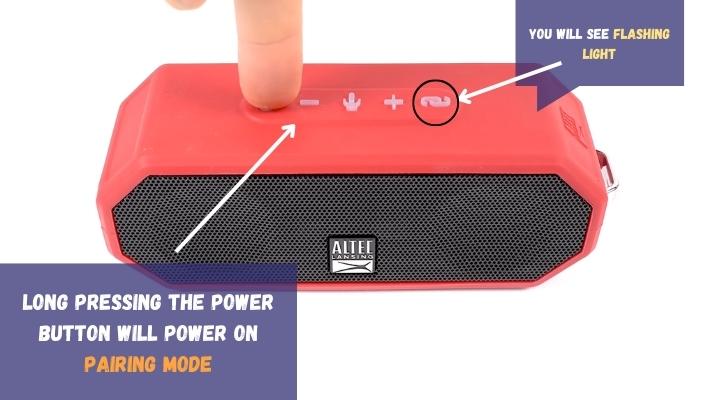 Pairing Mode on Altec Lansing Bluetooth Speaker