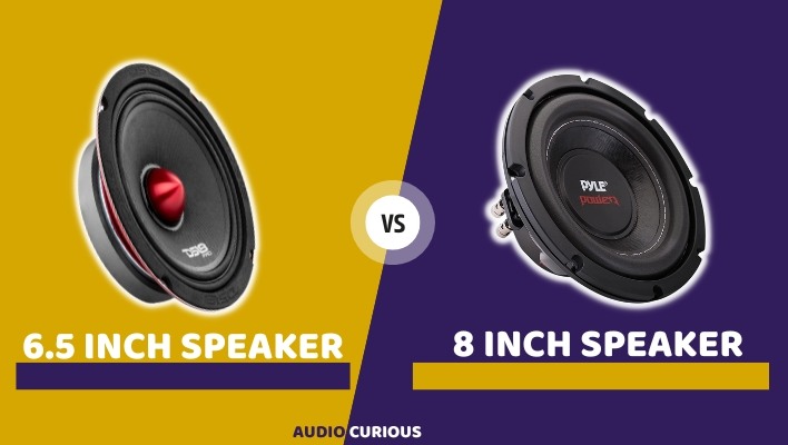 6.5 vs 8 inch speakers