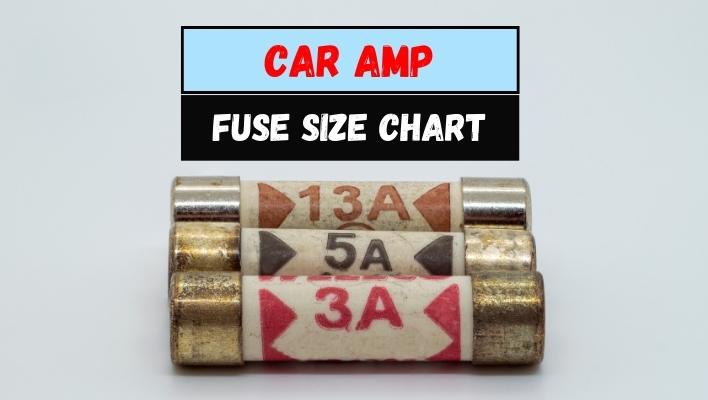 Car Amp Fuse Size Chart and it's Basics