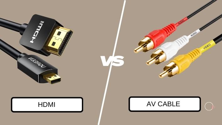 AV Cable vs HDMI