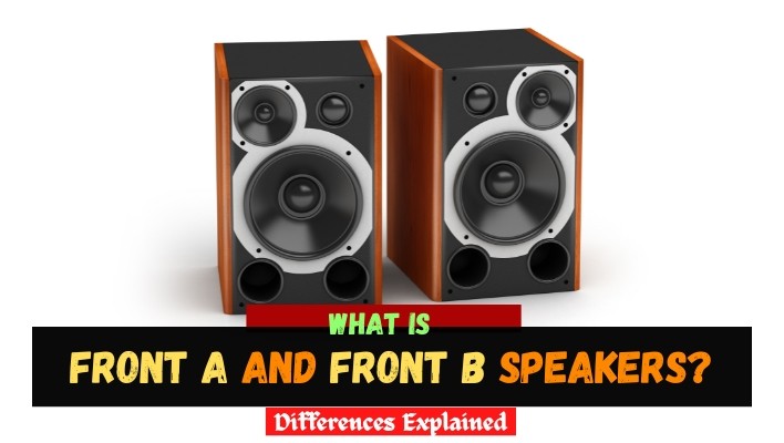 What is Front A and Front B Speakers