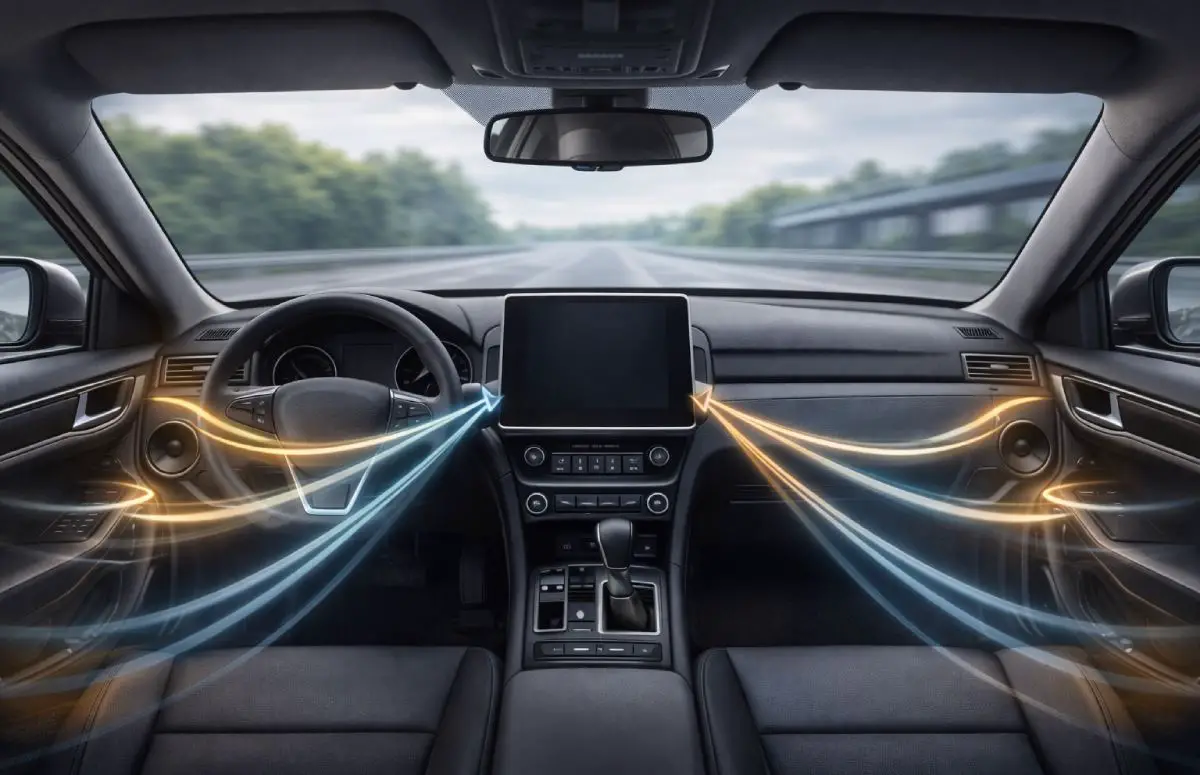 car audio time alignment and driver focused balance